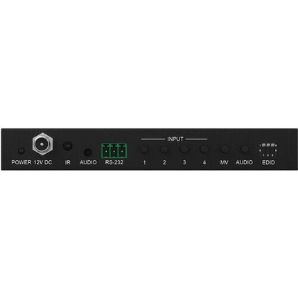 BZBGEAR Switcher HDMI 4x1 UHD 4K30 Multivisor con Control Remoto