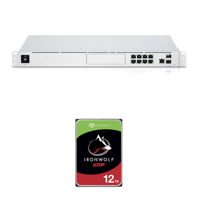Ubiquiti 12TB UniFi Dream Machine Pro Kit con Disco IronWolf 7200 rpm
