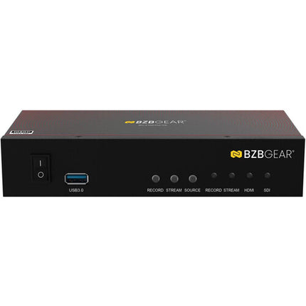 BZBGEAR BG-STREAM-DE Codificador Decodificador Grabador SDI HDMI UHD 4K60 USB 3.0