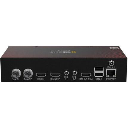 BZBGEAR BG-STREAM-DE Codificador Decodificador Grabador SDI HDMI UHD 4K60 USB 3.0