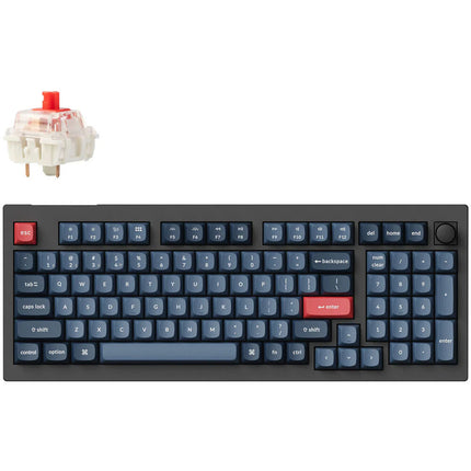 Keychron V5 Max Teclado Mecánico Inalámbrico Bluetooth 5.1 RGB Hot-Swappable