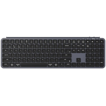 Keychron B6 Pro Teclado Inalámbrico Ultrafino 2.4GHz Bluetooth 5.2 1200h Batería Space Gray