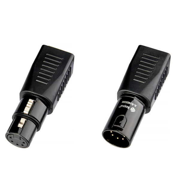 Kopul Kit adaptador DMX con conectores XLR 5 pines chapados oro y RJ45