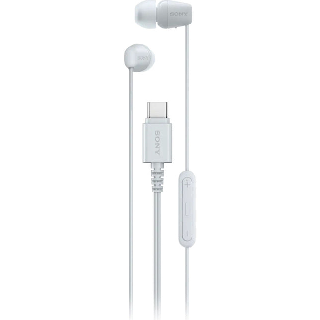 Auriculares intrauditivos Sony IER-EX15C USB-C blanco sonido claro y graves profundos