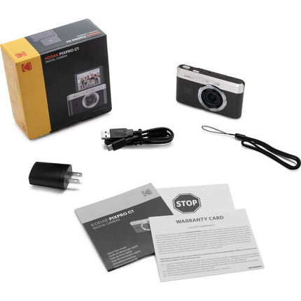 Kodak PIXPRO C1 Cámara Digital Compacta 13MP Pantalla LCD 2.8" 180°