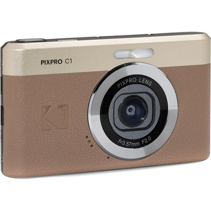 Kodak PIXPRO C1 Cámara Digital Compacta Brown 13MP 26mm F2 Pantalla 2.8''
