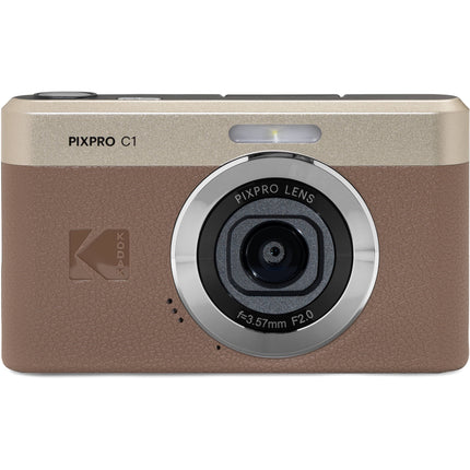 Kodak PIXPRO C1 Cámara Digital Compacta Brown 13MP 26mm F2 Pantalla 2.8''