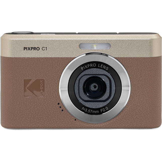 Kodak PIXPRO C1 Cámara Digital Compacta Brown 13MP 26mm F2 Pantalla 2.8''