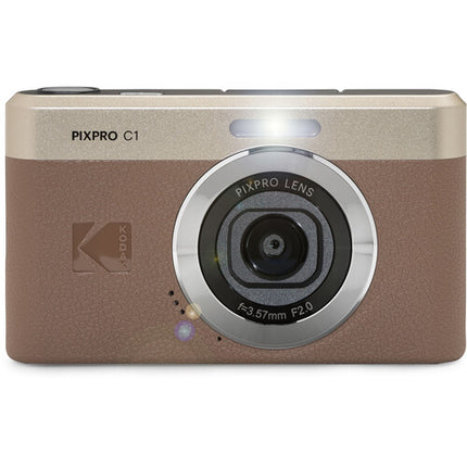 Kodak PIXPRO C1 Cámara Digital Compacta Brown 13MP 26mm F2 Pantalla 2.8''