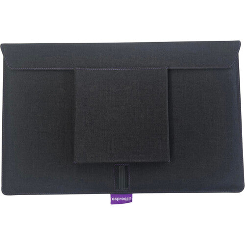 espresso Nylon Estuche de Viaje para Display 15 Pro con Cierre Magnético y Forro de Microfibra