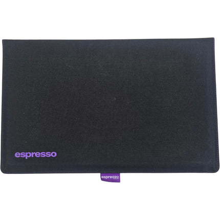 espresso Nylon Estuche de Viaje para Display 15 Pro con Cierre Magnético y Forro de Microfibra