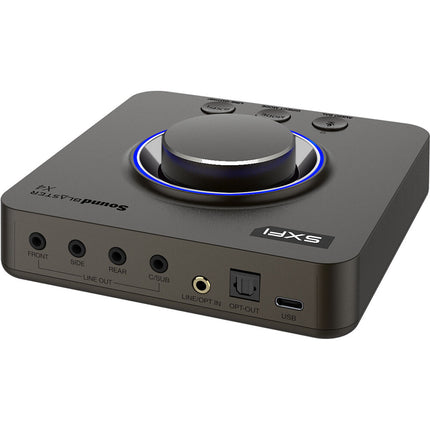 Creative Labs Sound Blaster X4 Tarjeta de Sonido Externa USB DAC 24-Bit 192 kHz y Amplificador