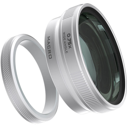 Freewell Lente 2 en 1 Gran Angular y Macro para FUJIFILM X100 Serie 62mm Silver