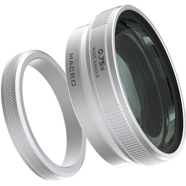 Freewell Lente 2 en 1 Gran Angular y Macro para FUJIFILM X100 Serie 62mm Silver