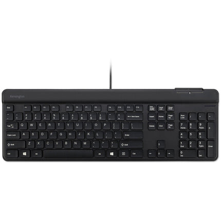 Kensington KB201C Teclado con Cable USB-A Completo y Lector de Tarjetas CAC