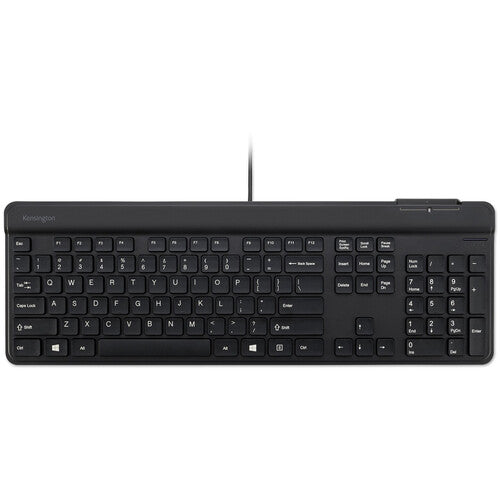 Kensington KB201C Teclado con Cable USB-A Completo y Lector de Tarjetas CAC