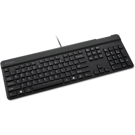 Kensington KB201C Teclado con Cable USB-A Completo y Lector de Tarjetas CAC