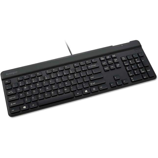 Kensington KB201C Teclado con Cable USB-A Completo y Lector de Tarjetas CAC