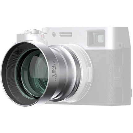 Freewell 1.5x Lente Telefoto para FUJIFILM X100 Serie Plata 62mm Rosca