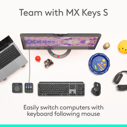 Logitech MX Master 4 Ratón Inalámbrico Negro 8000 dpi USB-C