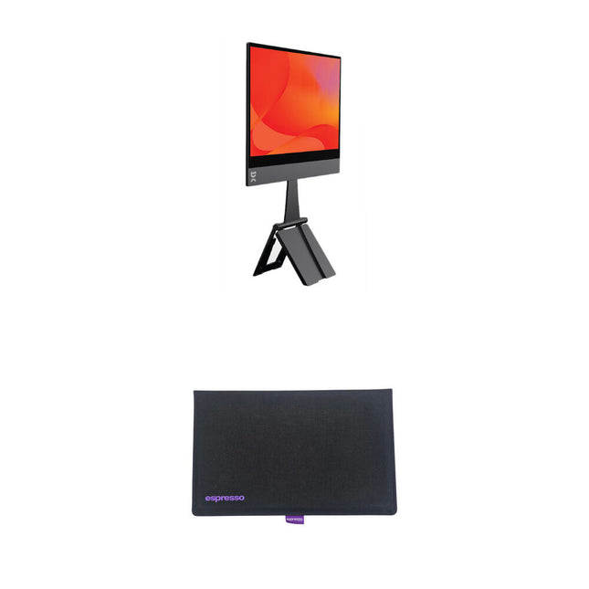 espresso Monitor portátil 15.6" Full HD 1080p 2 USB-C con soporte y funda de viaje de nylon