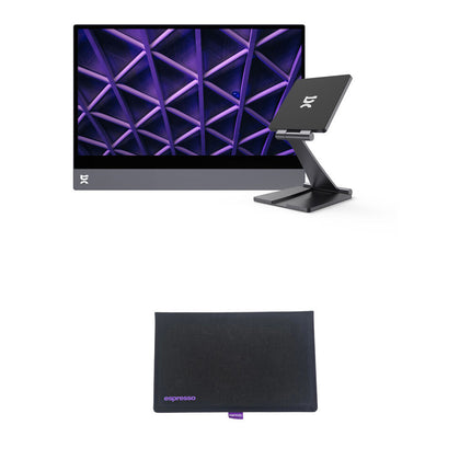 espresso Pantalla táctil 15.6" FHD 1920x1080 y Estuche de Viaje de Nylon