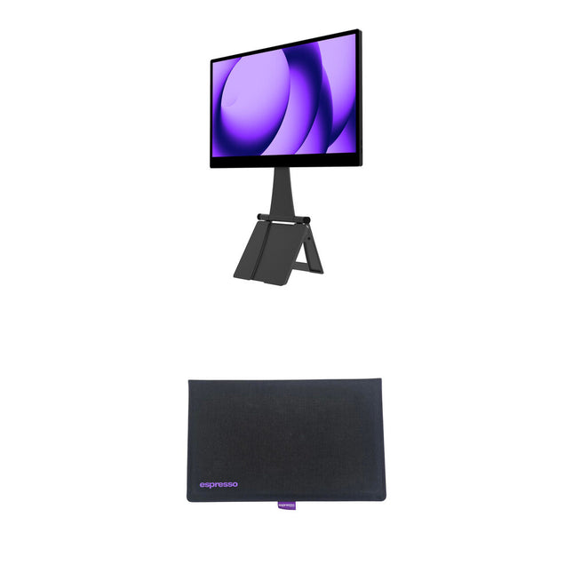 espresso Pro Monitor portátil táctil 4K 15.6" 550 nits con funda de nylon