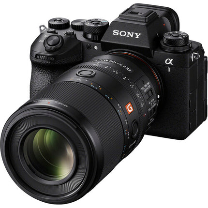 Sony FE 100mm f/2.8 Macro GM objetivo Full-Frame 1.4x aumento con estuche