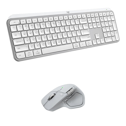 Logitech MX Keys S Teclado inalámbrico y Ratón MX Master 4 8000 dpi Bluetooth