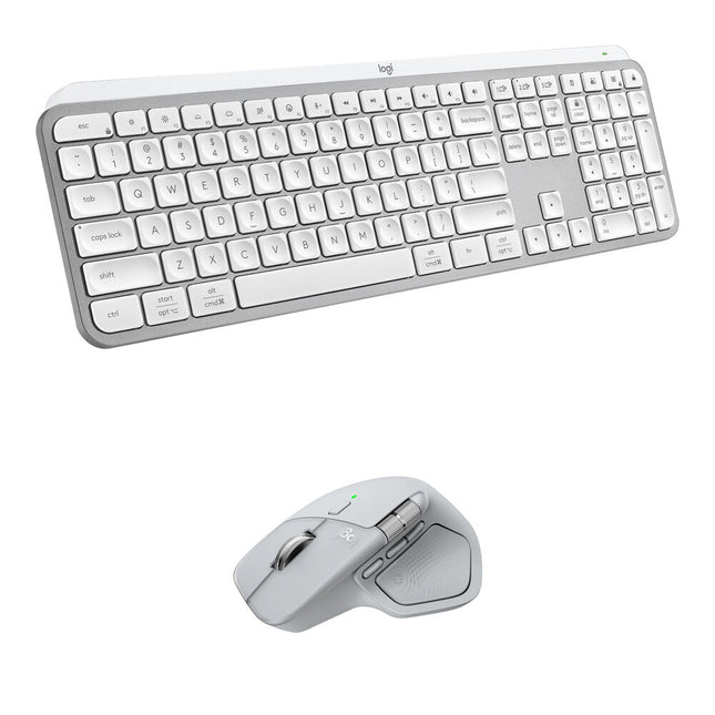 Logitech MX Keys S Teclado inalámbrico y Ratón MX Master 4 8000 dpi Bluetooth