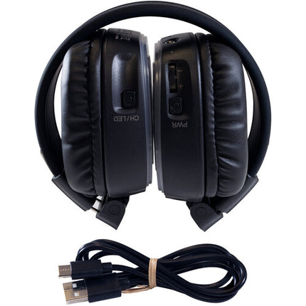 VocoPro Silent Disco Pro 210 Sistema de Auriculares Inalámbricos 300 Pies 2 Transmisores 10 Receptores