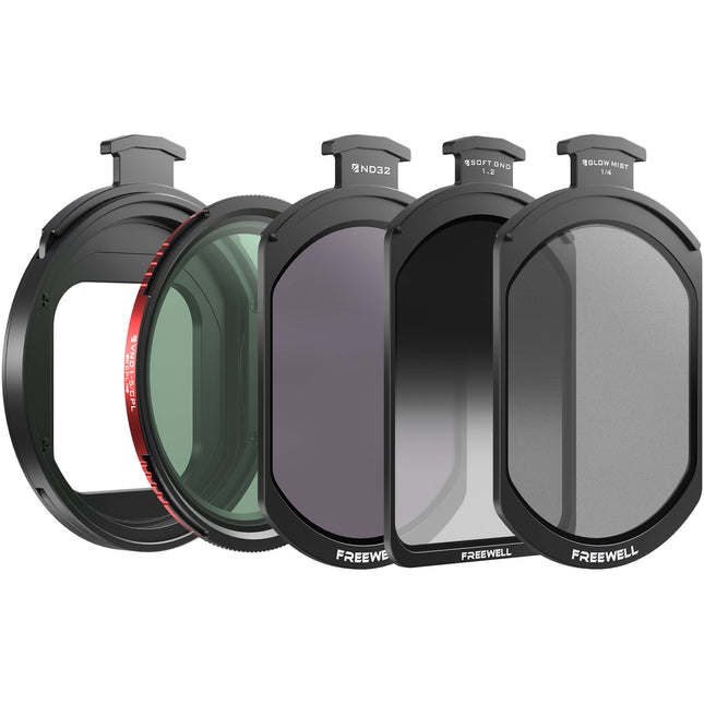 Freewell Pro Hybrid Kit de filtros variables ND CPL para iPhone con estuche portátil