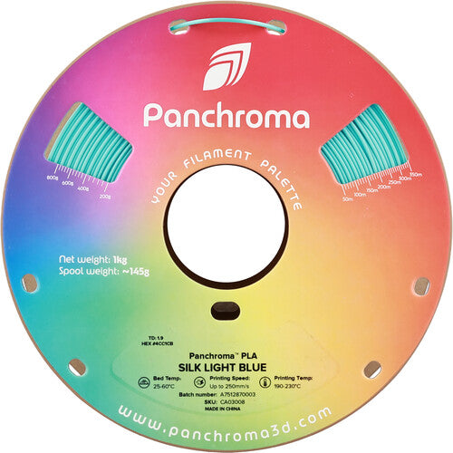 Polymaker Panchroma Silk Filamento PLA 1kg 1.75mm Azul Seda Transparente
