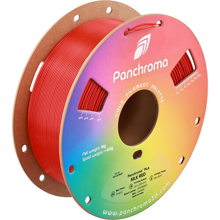 Polymaker Panchroma Silk PLA Filamento para Impresión 1kg 1.75mm Roja