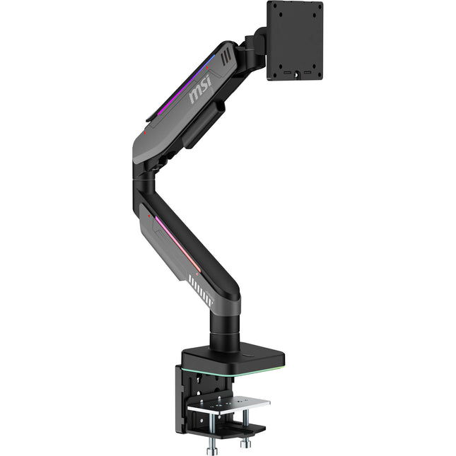 MSI MPG MT201R V2 Brazo para Monitor Ajustable para Pantallas de 17 a 49 Pulgadas con Montaje en Escritorio y Grommet
