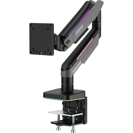 MSI MPG MT201R V2 Brazo para Monitor Ajustable para Pantallas de 17 a 49 Pulgadas con Montaje en Escritorio y Grommet