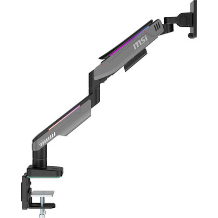 MSI MPG MT201R V2 Brazo para Monitor Ajustable para Pantallas de 17 a 49 Pulgadas con Montaje en Escritorio y Grommet