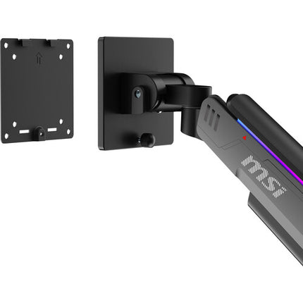 MSI MPG MT201R V2 Brazo para Monitor Ajustable para Pantallas de 17 a 49 Pulgadas con Montaje en Escritorio y Grommet