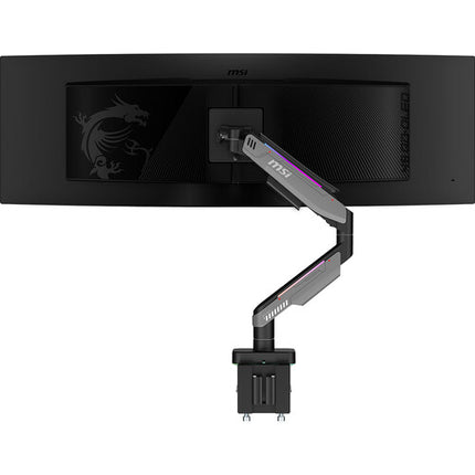 MSI MPG MT201R V2 Brazo para Monitor Ajustable para Pantallas de 17 a 49 Pulgadas con Montaje en Escritorio y Grommet
