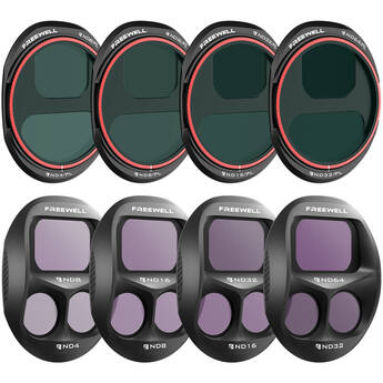 Freewell All-Day ND/PL Filter Set for DJI Mavic 4 Pro (8-Pack) Accesorios Drones