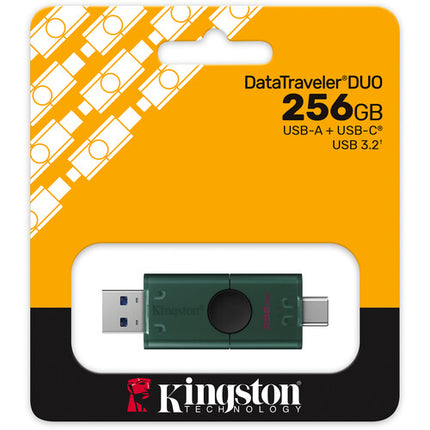 Kingston DataTraveler Duo 256GB Memoria USB 3.2 Gen 1 USB-C USB-A