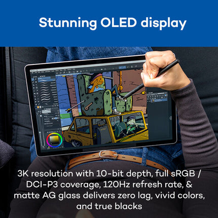 Wacom 14" MovinkPad Pro Tableta Dibujo OLED 14" 256GB Android 15