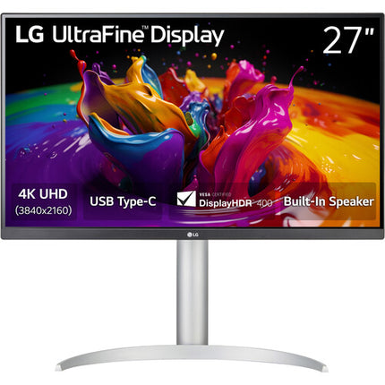 LG UltraFine 27UP850K-W Monitor 27" 4K UHD 60Hz USB-C 90W HDR10