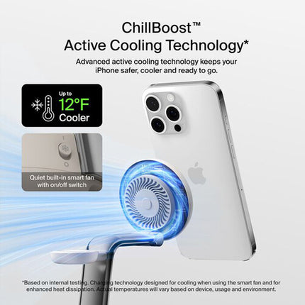 Belkin UltraCharge Pro Estación de carga magnética 3 en 1 Qi2 25W con refrigeración y adaptador 45W