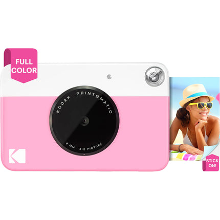 Kodak PRINTOMATIC Cámara Digital Instantánea 5MP Lente 8mm Rosa