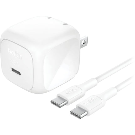 Belkin BoostCharge Cargador de Pared USB-C 45W con Cable USB-C 3.3 ft