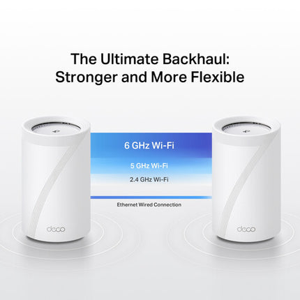 TP-Link Deco BE67 BE14000 Sistema Wi-Fi 7 Tri Banda 13659 Mb/s 3 Piezas