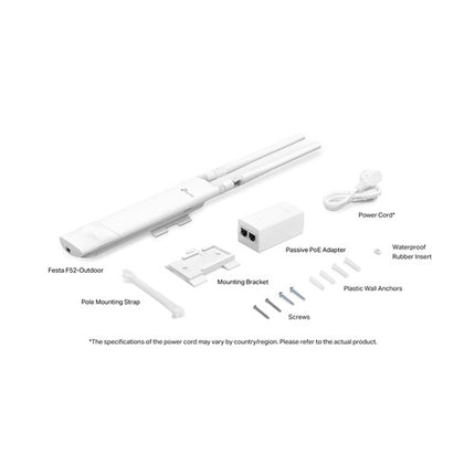 TP-Link Festa F52-Outdoor Punto de Acceso Wi-Fi 5 Dual-Banda AC1200 PoE IP65