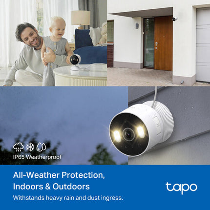 TP-Link Tapo C103 Cámara Exterior Wi-Fi 1080p Visión Nocturna 40' Lente 3.16mm