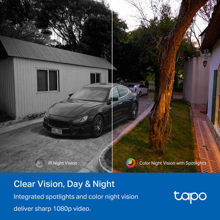 TP-Link Tapo C103 Cámara Exterior Wi-Fi 1080p Visión Nocturna 40' Lente 3.16mm